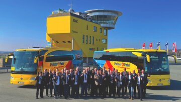 Regelmäßige Fahrsicherheitstrainings unserer Busfahrer