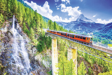 Die spektakulärsten Bahnstrecken der Alpen