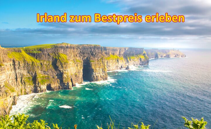 Flugreise-Angebot: Irland zum Bestpreis