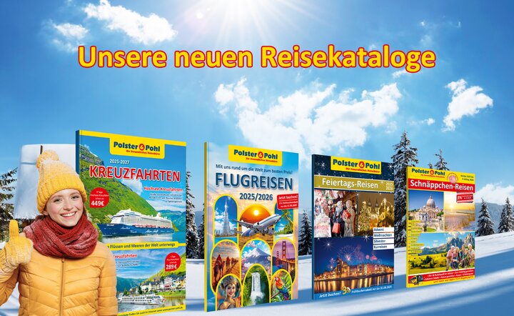 Unsere neuen Reisekataloge sind da!