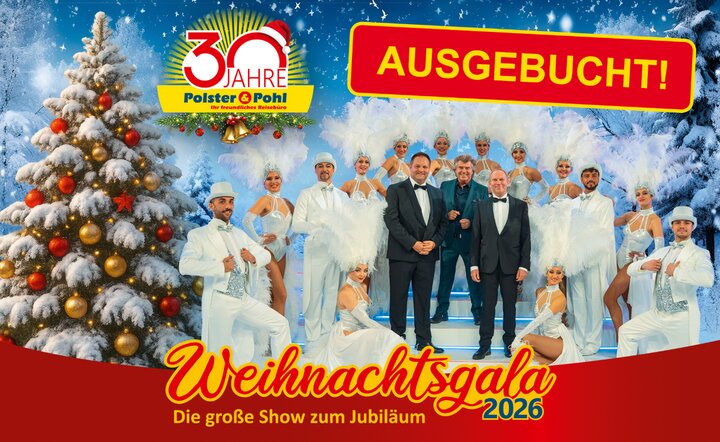 Unsere Weihnachtsgala 2026 findet in der Arena Leipzig am 11.12.2026 und 12.12.2026 statt - Jetzt schnell Tickets sichern!