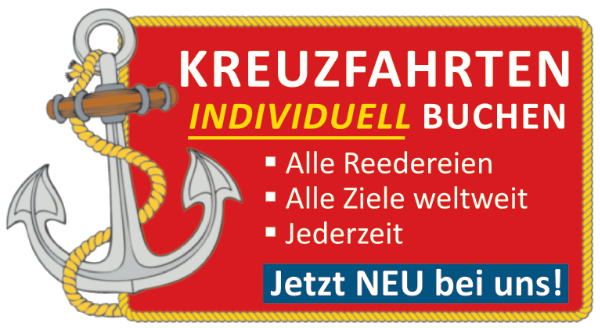 NEU: jetzt individuelle Kreuzfahrten bei Polster & Pohl buchen!