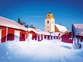 Magische Winterreise nach Schwedisch Lappland