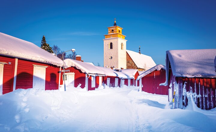 Magische Winterreise nach Schwedisch Lappland