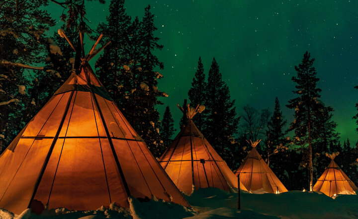 Magische Winterreise nach Schwedisch Lappland