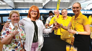 Ob Sektempfang, Frühschoppen, Gewinnspiel oder die vielen tollen Shows und Konzerte – die exklusiven Polster & Pohl Gala-Kreuzfahrten begeisterten die Gäste.