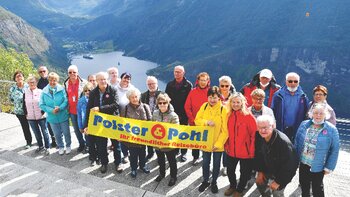 Bei diversen Ausflügen bot sich unseren Gästen sehenswertes in ganz Norwegen.