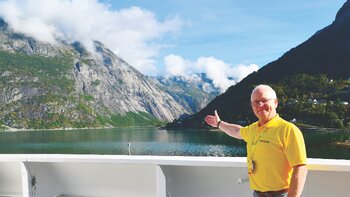 Bei tollem Wetter, präsentierte sich Norwegen von seiner schönsten Seite.