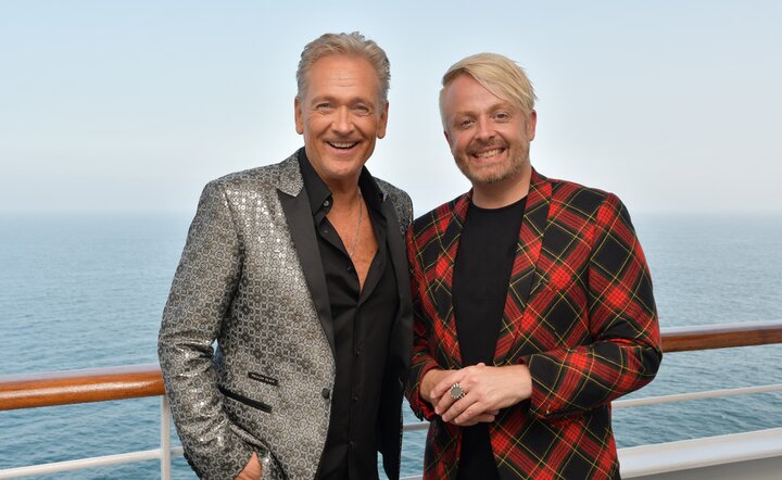 Olaf Berger und Ross Antony sorgten an Bord der Vasco da Gama mit ihren größten Schlagerhits für beste Partystimmung und so manche Überraschung.