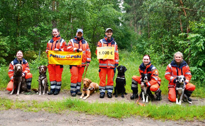 Unterstützung für Rettungshundestaffel Magdeburg-Elbeland e.V.