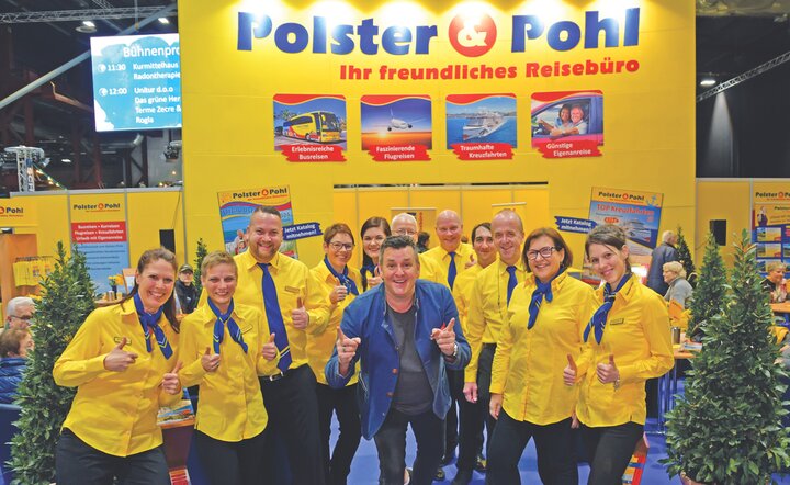 In Chemnitz präsentierte Polster & Pohl Reisen zum traditionellen Messekonzert mit anschließender Autogrammstunde den Tiroler Volksmusik- und Schlagerstar Marc Pircher, der für ausgelassene Stimmung sorgte.