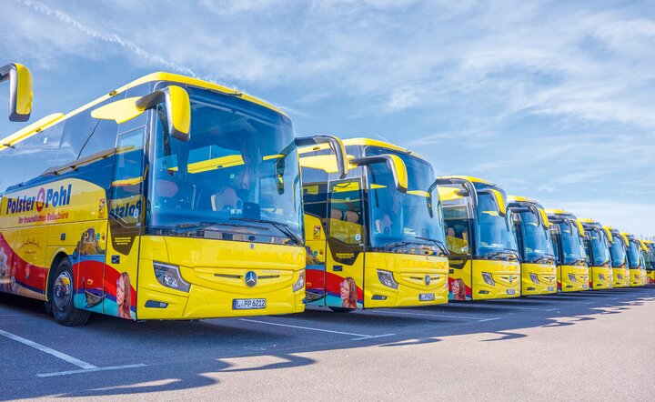 Polster & Pohl hat 2026 erneut seine Flotte mit 20 nagelneuen Bussen verjüngt