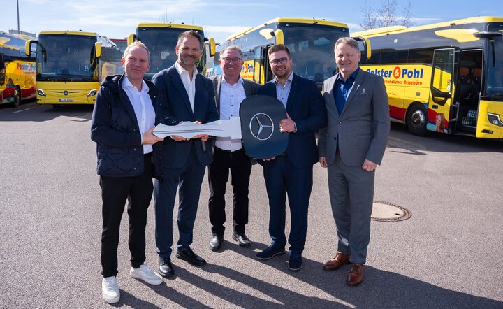 Polster & Pohl hat 2026 erneut seine Flotte mit 20 nagelneuen Bussen verjüngt