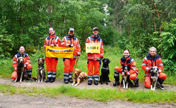 Polster & Pohl Reisen - Unterstützung für Rettungshundestaffel Magdeburg-Elbeland e.V.
